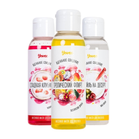 Массажное масло для поцелуев Yovee ToyFa