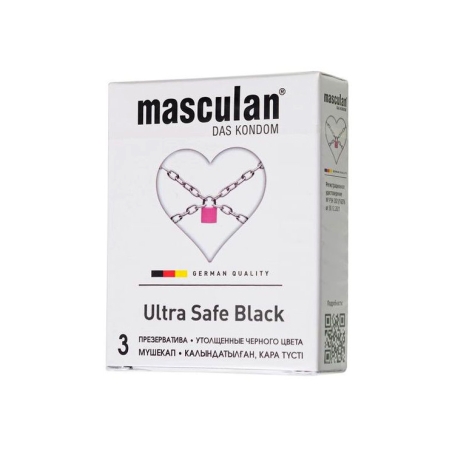 Презервативы Masculan Ultra Safe Black